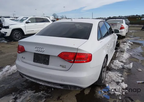 2012 Audi A4 2.0T Premium from USA, damaged, VIN WAUKFAFL2CA099849